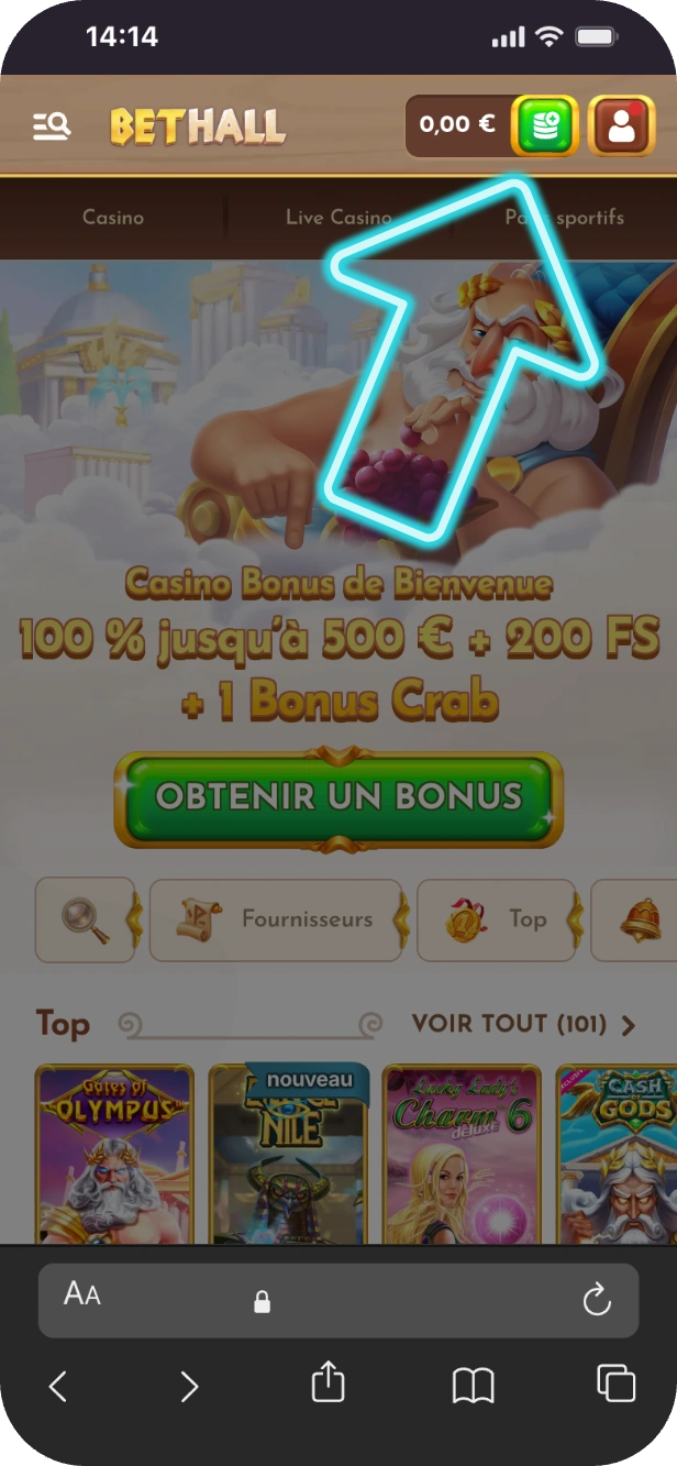 Cliquez sur les systèmes de paiement casino bethal